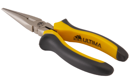 Длинногубцы Ultima, 160 мм, прямые, двухкомпонентные рукоятки