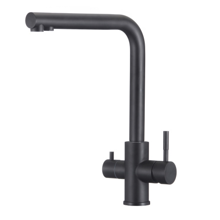 Смеситель для кухни под фильтр нержавеющая сталь BALEAR 13450BLB черный Смеситель для кухни под фильтр нержавеющая сталь BALEAR 13450BLB черный