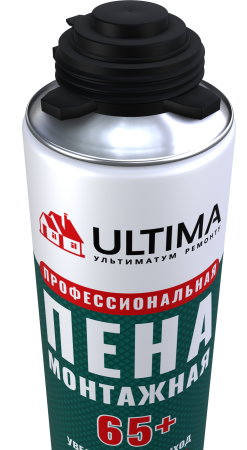 ULTIMA PRO 65+, Летняя профессиональная монтажная пена, 820 мл