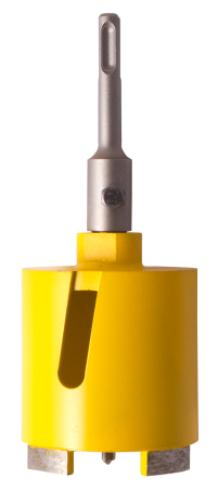 Коронки по бетону, 75 мм, SDS plus