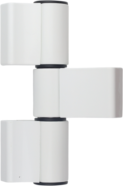 Петля DORF для алюм. дверей, 3-х секционная, с подшип, с крепежом для холод. алюм. (1к.-30 шт), Белая Петля DORF для алюм. дверей, 3-х секционная, с подшип, с крепежом для холод. алюм. (1к.-30 шт), Белая