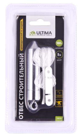 Отвес строительный, цилиндр 100 г Отвес строительный, цилиндр 100 г