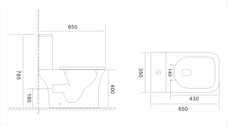 Унитаз-компакт PORTO NEW PRN31126DP