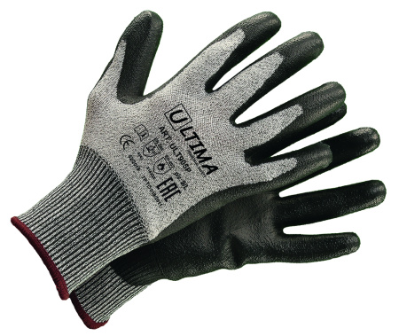 Перчатки из высокополимеризированного волокна c полиуретановым покрытием ULTIMA, ULT905P