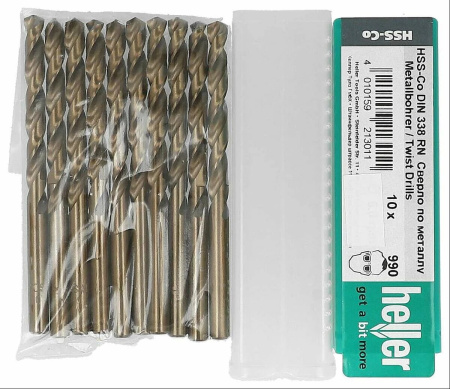 Сверло по металлу НSS-Co DIN 338 RN 1x12x34мм (1 уп-10 шт)
