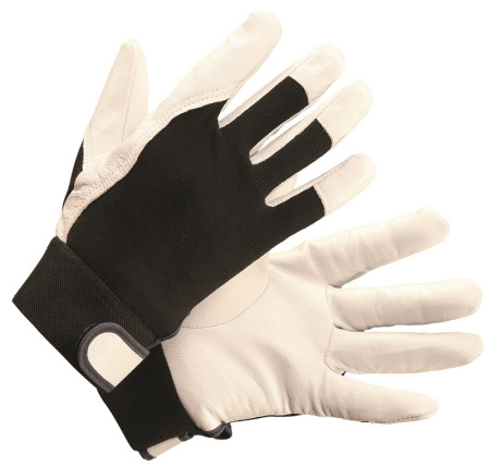 Перчатки комбинированные из натуральной кожи и трикотажа ULTIMA, ULT285