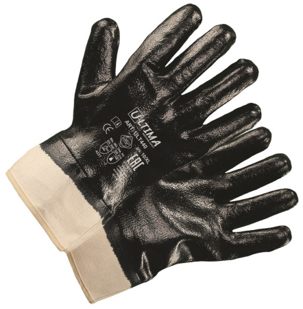 Перчатки с нитриловым покрытием, крага, обливные, ULTIMA, ULT440