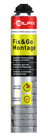 SILFIX Fix&GO Montage, строительно-монтажная клей-пена